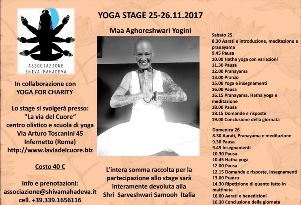 Yoga Stage Ottobre 2017